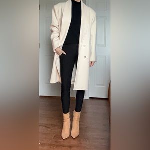 100% Wool Ivory Coat - discounted shipping!